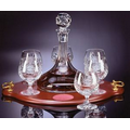 Trafalgar Brandy Set w/Rosewood Tray (8 Piece)